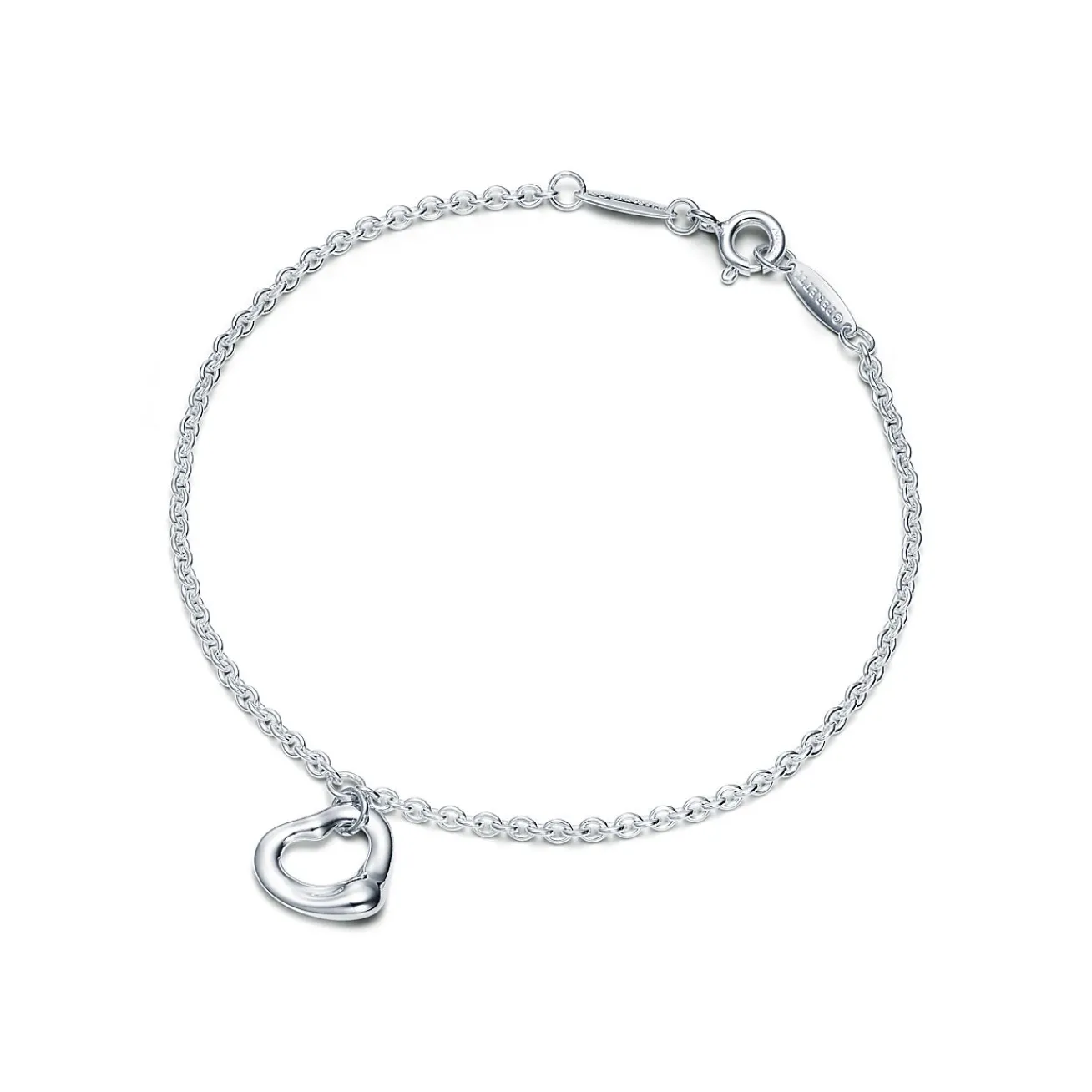 Tiffany & Co. Elsa Peretti® Sterling Silver Open Heart Bracelet | ^ Bracelets|Sterling Silver Jewelry