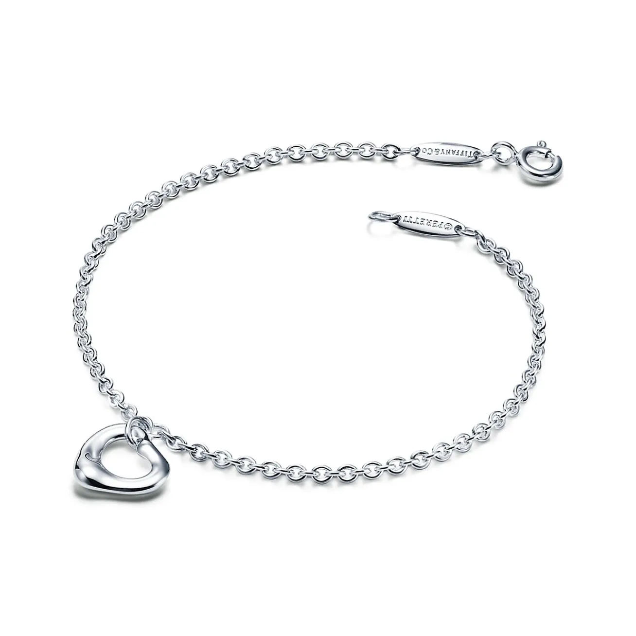 Tiffany & Co. Elsa Peretti® Sterling Silver Open Heart Bracelet | ^ Bracelets|Sterling Silver Jewelry