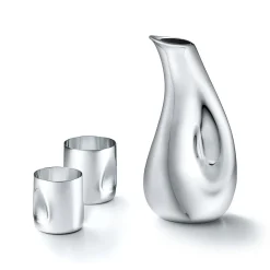 Tiffany & Co. Elsa Peretti® Teardrop carafe in sterling silver with vermeil lining. | ^ Elsa Peretti®|Glassware & Barware