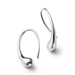 Tiffany & Co. Elsa Peretti® Teardrop hoop earrings in sterling silver. | ^ Earrings|Hoop Earrings