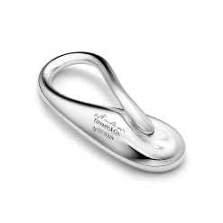 Tiffany & Co. Elsa Peretti® Teardrop Key Ring in Sterling Silver | ^Women Key Rings|Women's Accessories