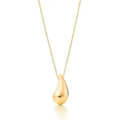 Tiffany & Co. Elsa Peretti® Teardrop pendant in 18k gold. | ^ Necklaces & Pendants|Gold Jewelry