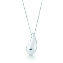 Tiffany & Co. Elsa Peretti® Teardrop pendant in sterling silver. | ^ Necklaces & Pendants|Sterling Silver Jewelry