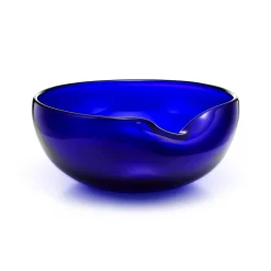 Tiffany & Co. Elsa Peretti® Thumbprint bowl in cobalt glass. More sizes available. | ^ The Home|Housewarming Gifts