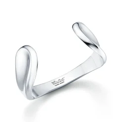 Tiffany & Co. Elsa Peretti® Thumbprint cuff in sterling silver, medium. | ^ Bracelets|Sterling Silver Jewelry