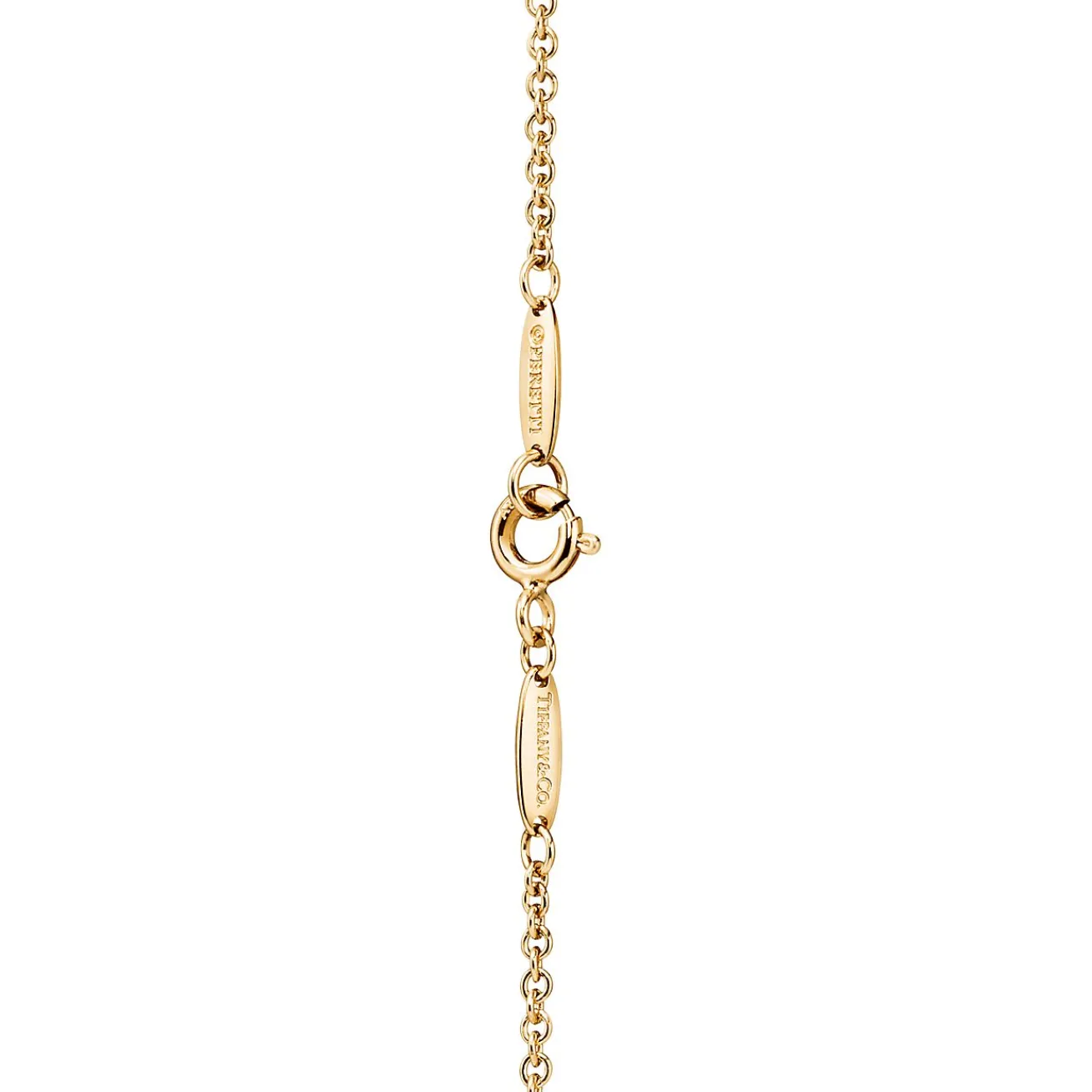 Tiffany & Co. Elsa Peretti® Touchstone Pendant in Green Jade and Yellow Gold | ^ Necklaces & Pendants|New Jewelry