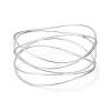 Tiffany & Co. Elsa Peretti® Wave five-row bangle in sterling silver, medium. | ^ Bracelets|Sterling Silver Jewelry