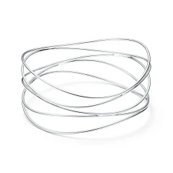 Tiffany & Co. Elsa Peretti® Wave five-row bangle in sterling silver, medium. | ^ Bracelets|Sterling Silver Jewelry