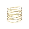 Tiffany & Co. Elsa Peretti® Wave nine-row bangle in 18k gold, medium. | ^ Bracelets|Gold Jewelry