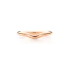 Tiffany & Co. Elsa Peretti® wedding band ring in 18k rose gold, 2 mm wide. | ^Women Rings|Rose Gold Jewelry