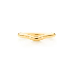 Tiffany & Co. Elsa Peretti® wedding band ring in 18k gold, 2 mm wide. | ^Women Rings|Gold Jewelry