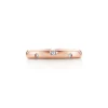 Tiffany & Co. Etoile band ring in 18k rose gold with diamonds, 3 mm wide. | ^Women Rings|Rose Gold Jewelry