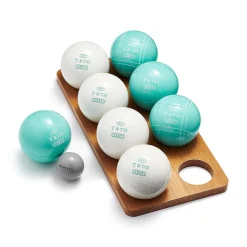 Tiffany & Co. Everyday Objects Bocce Ball Set with a Canvas Carrying Case | ^ Him|Gifts for Him