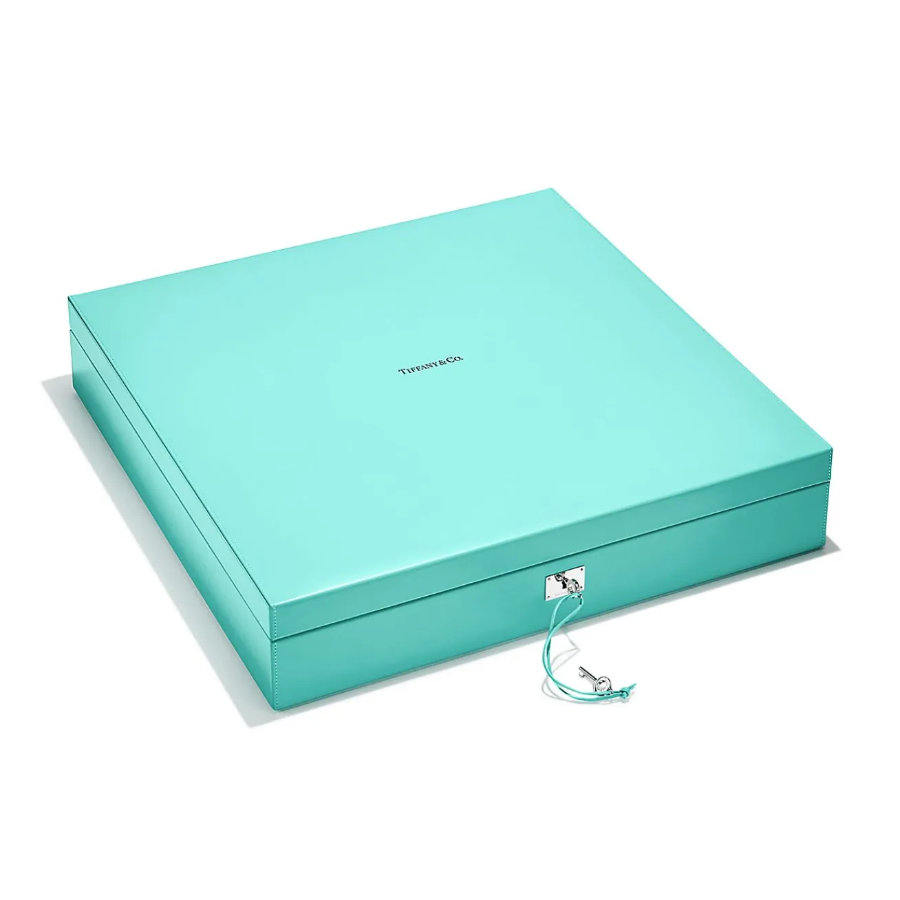 Tiffany & Co. Everyday Objects mahjong set in a Tiffany Blue® leather box. | ^ Business Gifts|Stationery, Games & Unique Objects