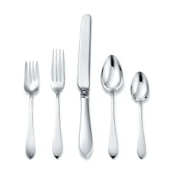 Tiffany & Co. Faneuil five-piece flatware set in sterling silver. | ^ Tableware|Flatware & Trays