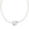Tiffany & Co. Freshwater pearl toggle necklace in sterling silver. | ^ Necklaces & Pendants|Sterling Silver Jewelry