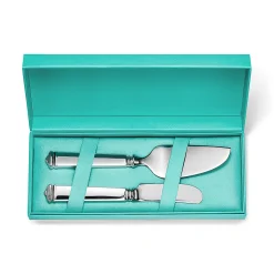 Tiffany & Co. Hampton cheese knife and server in sterling silver. | ^ Tableware|Flatware & Trays