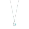 Tiffany & Co. Handbag charm with Tiffany Blue® enamel finish in sterling silver on a chain. | ^ Sterling Silver Jewelry