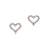 Tiffany & Co. Heart earrings in 18k rose gold with diamonds, extra mini. | ^ Earrings|Rose Gold Jewelry