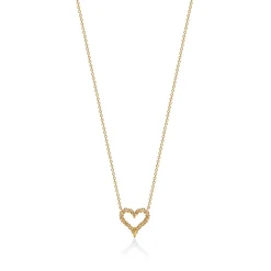 Tiffany & Co. Heart pendant in 18k gold with diamonds, mini. | ^ Necklaces & Pendants|Gold Jewelry