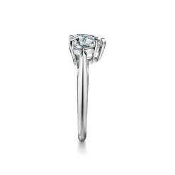 Tiffany & Co. Heart-shaped diamond engagement ring in platinum. | ^ Engagement Rings