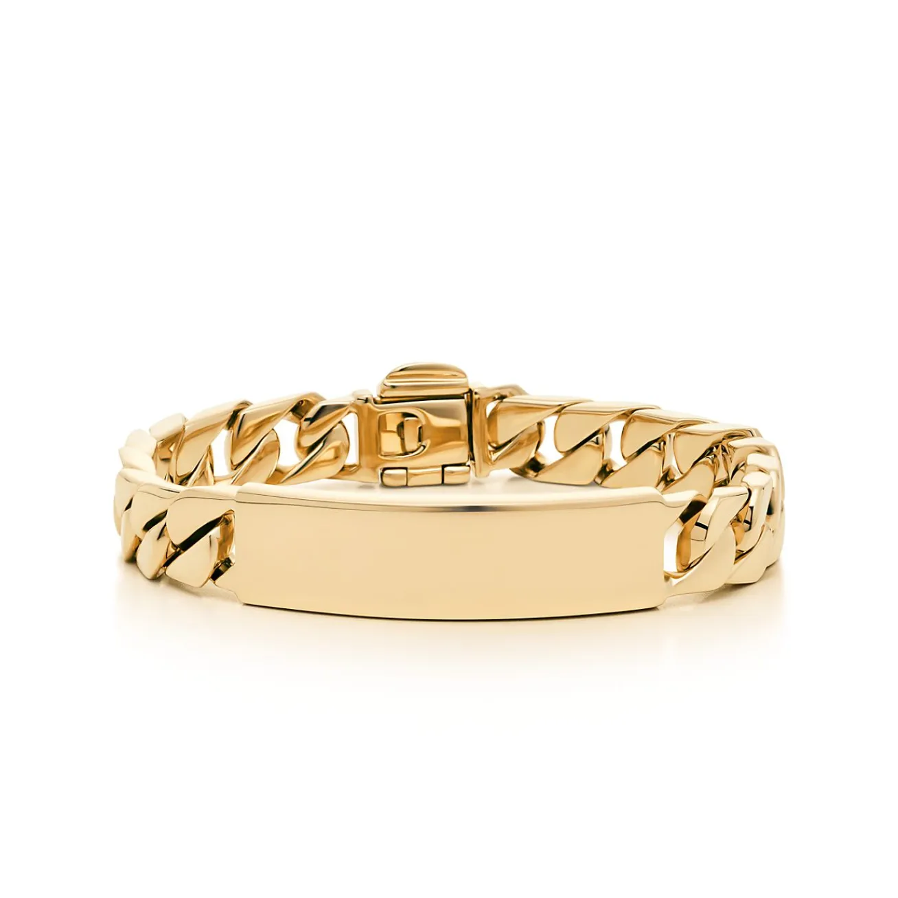 Tiffany & Co. ID bracelet in 18k gold, medium. | ^ Bracelets|Gold Jewelry
