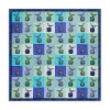 Tiffany & Co. Jean Schlumberger by Tiffany Bird on a Rock Square Scarf in Infinity Blue Silk | ^Women Scarves & Stoles|Women's Accessories