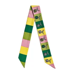Tiffany & Co. Jean Schlumberger by Tiffany Bird on a Rock Ribbon Scarf in Citrine Yellow Silk | ^Women Scarves & Stoles|Women's Accessories