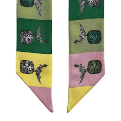 Tiffany & Co. Jean Schlumberger by Tiffany Bird on a Rock Ribbon Scarf in Citrine Yellow Silk | ^Women Scarves & Stoles|Women's Accessories