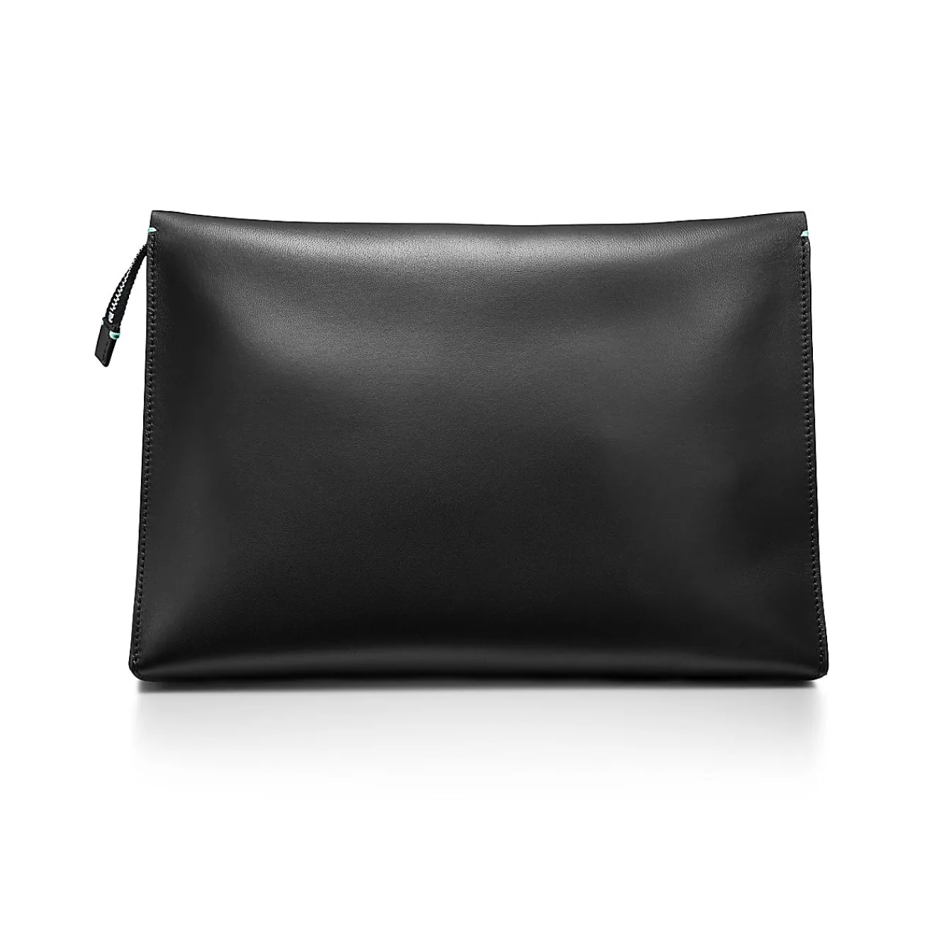 Tiffany & Co. Large Shopping Pouch in Black Leather | ^Women Small Leather Goods|Women's Accessories