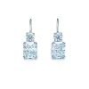 Tiffany & Co. Lucida® drop hook diamond earrings in platinum with round diamonds. | ^ Platinum Jewelry|Diamond Jewelry