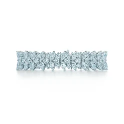 Tiffany & Co. Marquise diamond cluster bracelet in platinum. | ^ Platinum Jewelry|Diamond Jewelry