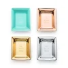Tiffany & Co. Metallic vide poches in porcelain, set of four. | ^ The Home|Housewarming Gifts