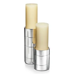 Tiffany & Co. Modern Bamboo Pillar Candleholder in Sterling Silver | ^ The Home|Housewarming Gifts