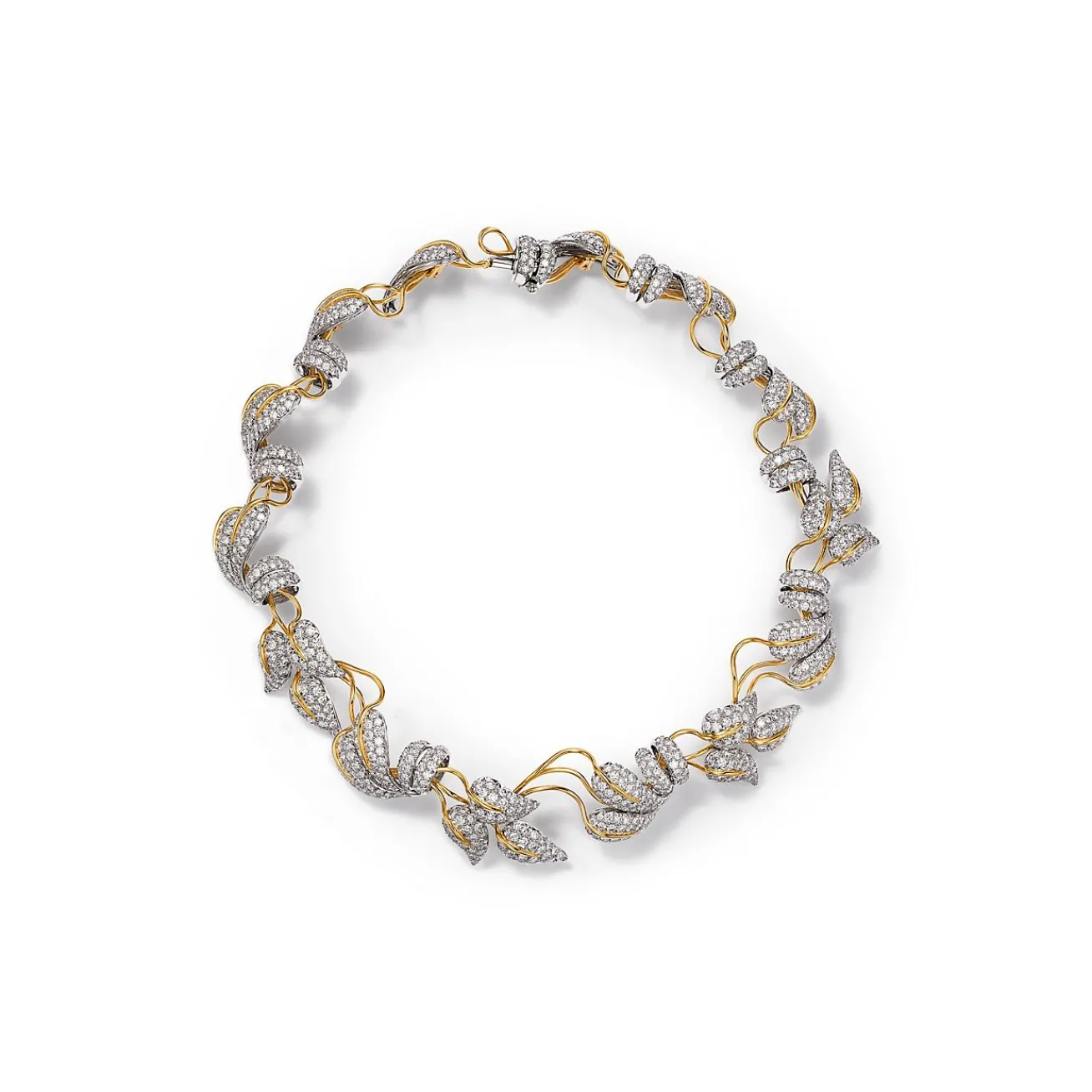 Tiffany & Co. Necklace in Platinum and Yellow Gold with Diamonds | ^ Necklaces & Pendants|Gold Jewelry
