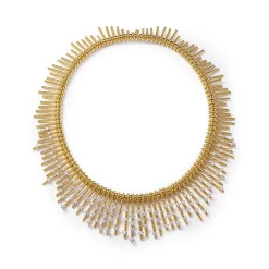 Tiffany & Co. Necklace in Yellow Gold and Platinum with Diamonds | ^ Necklaces & Pendants|Gold Jewelry