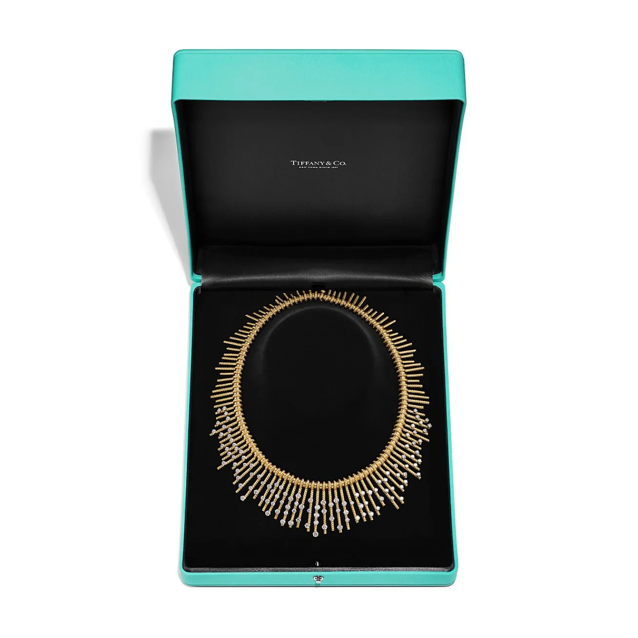 Tiffany & Co. Necklace in Yellow Gold and Platinum with Diamonds | ^ Necklaces & Pendants|Gold Jewelry