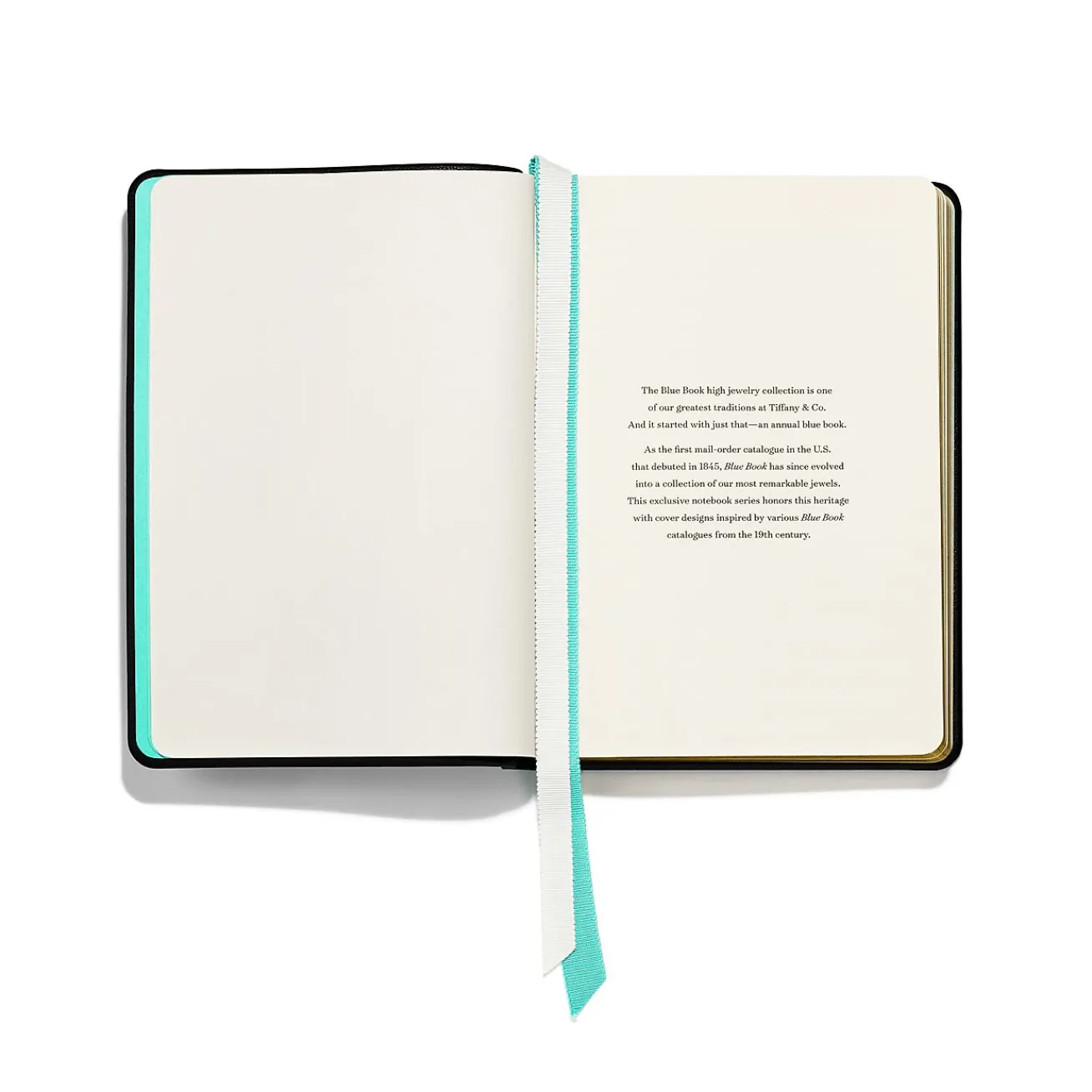 Tiffany & Co. Notebook in Black Leather | ^ The Home|Housewarming Gifts