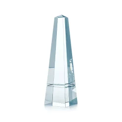 Tiffany & Co. Obelisk award in glass. | ^ Business Gifts