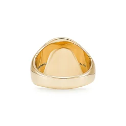 Tiffany & Co. Oval signet ring in 18k gold. | ^ Rings|Men's Jewelry