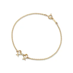 Tiffany & Co. Paloma Picasso® Double Loving Heart bracelet in 18k gold with diamonds, medium. | ^ Bracelets|Gifts for Her