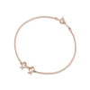 Tiffany & Co. Paloma Picasso® Double Loving Heart bracelet in 18k rose gold with diamonds. | ^ Bracelets|Rose Gold Jewelry