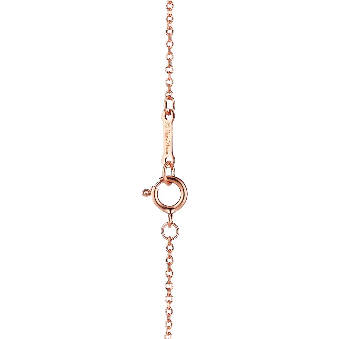 Tiffany & Co. Paloma Picasso® Double Loving Heart pendant in 18k rose gold with diamonds. | ^ Necklaces & Pendants|Rose Gold Jewelry