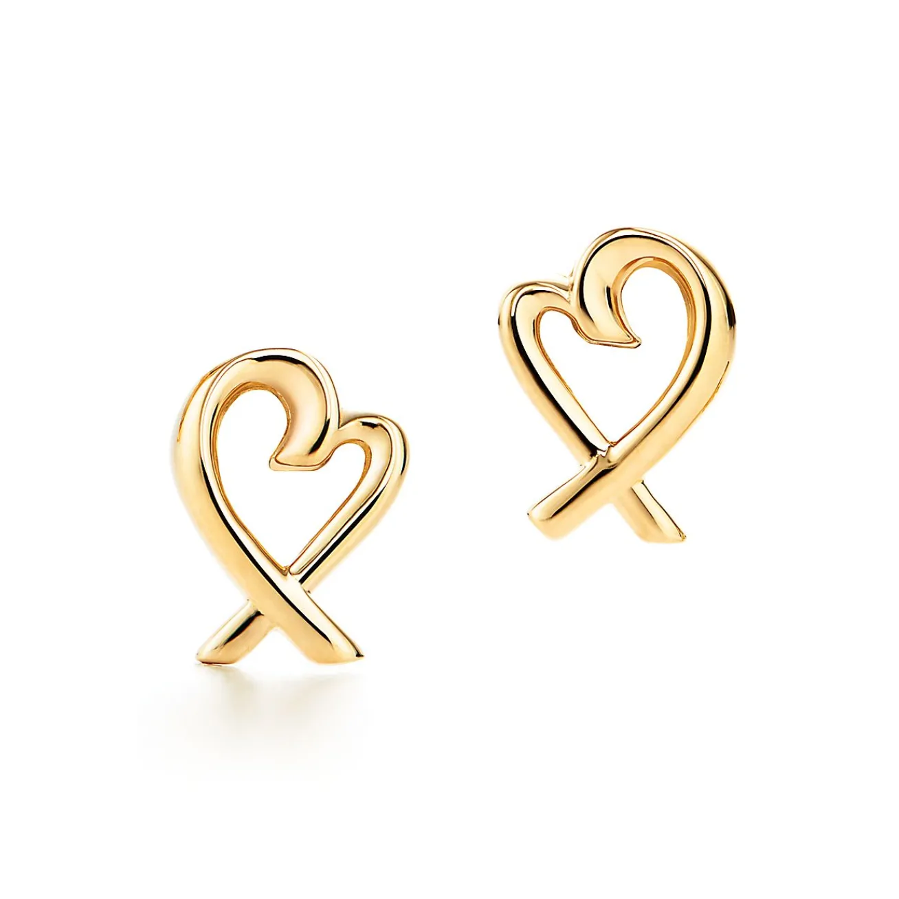 Tiffany & Co. Paloma Picasso® Loving Heart earrings in 18k gold. | ^ Earrings|Gifts for Her