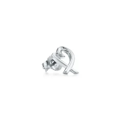 Tiffany & Co. Paloma Picasso® Loving Heart earrings in sterling silver. | ^ Earrings|Sterling Silver Jewelry