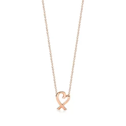 Tiffany & Co. Paloma Picasso® Loving Heart pendant in 18k rose gold, mini. | ^ Necklaces & Pendants|Rose Gold Jewelry