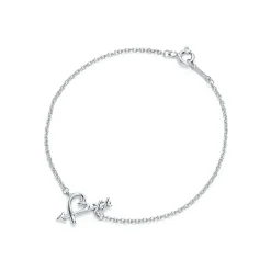 Tiffany & Co. Paloma Picasso® Loving Heart arrow bracelet in sterling silver, medium. | ^ Bracelets|Sterling Silver Jewelry
