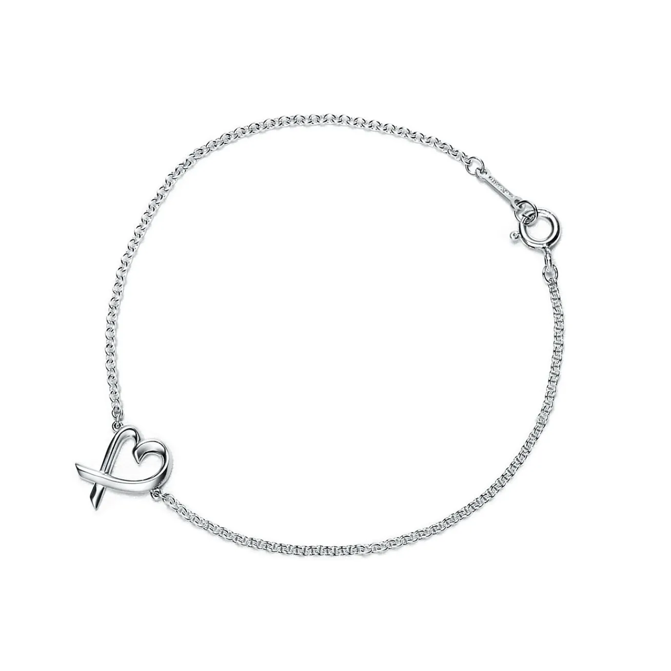 Tiffany & Co. Paloma Picasso® Loving Heart bracelet in sterling silver, medium. | ^ Bracelets|Sterling Silver Jewelry