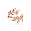 Tiffany & Co. Paloma Picasso® Olive Leaf Bypass Ring in Rose Gold | ^ Rings|Rose Gold Jewelry