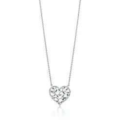 Tiffany & Co. Paloma Picasso® Olive Leaf heart pendant in sterling silver. | ^ Necklaces & Pendants|Gifts for Her